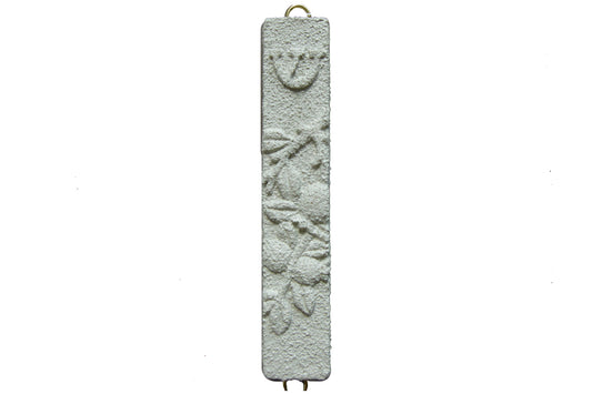 (D) Judaica Mezuzah Case 4 3/8 H Natural Materials