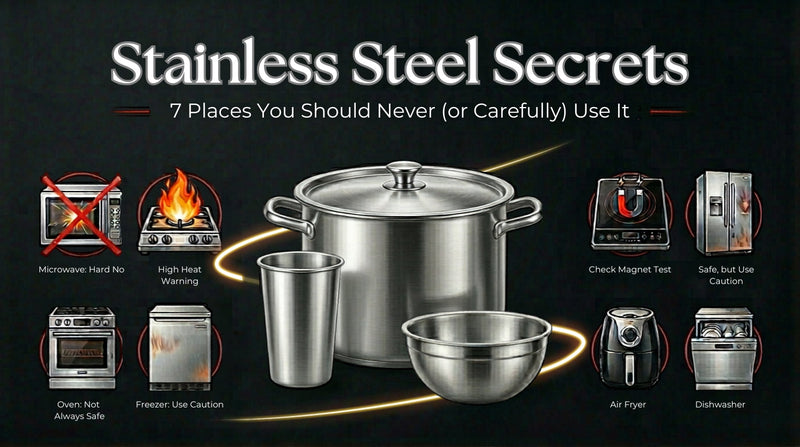 Stainless Steel Secrets: 7 Places You Should Never (or Carefully) Use It