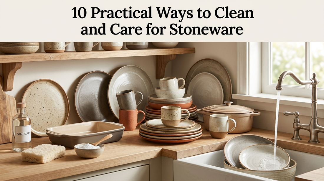 10 Practical Ways to Clean and Care for Stoneware