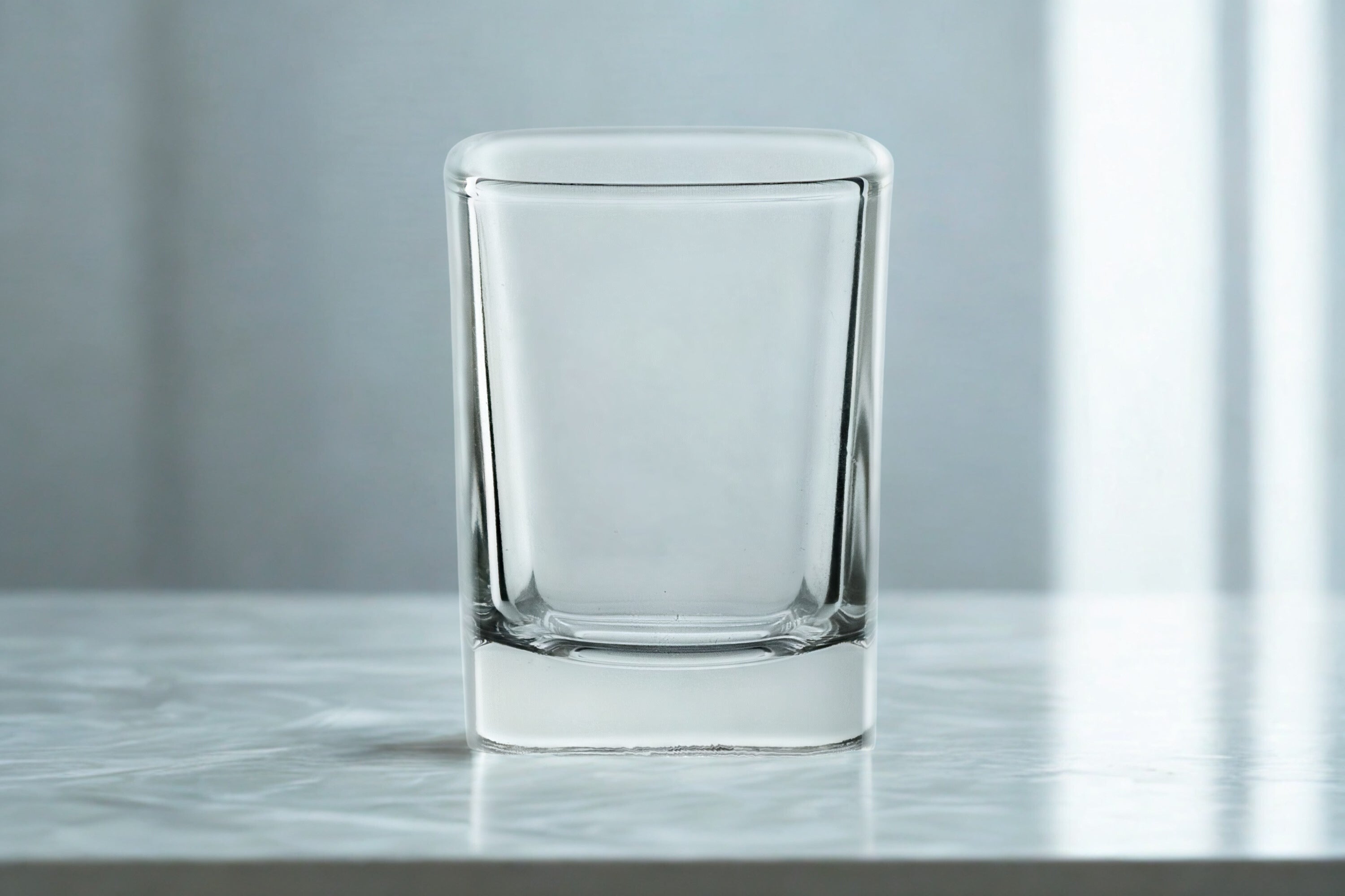 GIFTS PLAZA Shot Glasses - 2 oz. Square Shot Glass with Heavy Base - Crystal Clear Drinking Glass for Tequila, Espresso Martini and Drinks - Gift for Men, Father's Day Gift