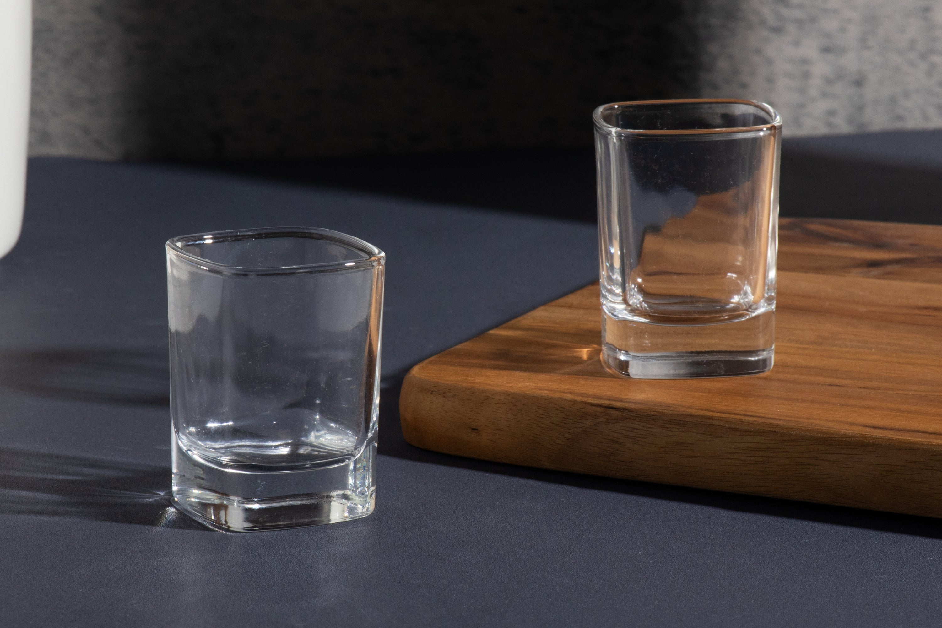 GIFTS PLAZA Shot Glasses - 2 oz. Square Shot Glass with Heavy Base - Crystal Clear Drinking Glass for Tequila, Espresso Martini and Drinks - Gift for Men, Father's Day Gift