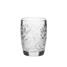 Russian Cut Crystal 12 Oz Carafe/decanter & 6 Crystal Shot Glasses 1.7 oz