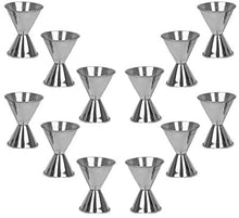 Measured Alcohol Jiggers for 1 and 2 oz Size, Barware Set of 1, 2, 6, or 12