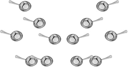 Julep Strainer, Stainless Steel, Barware 6-1/8" x 2-7/8" x 1-1/2" Set of 1, 2, 6, or 12