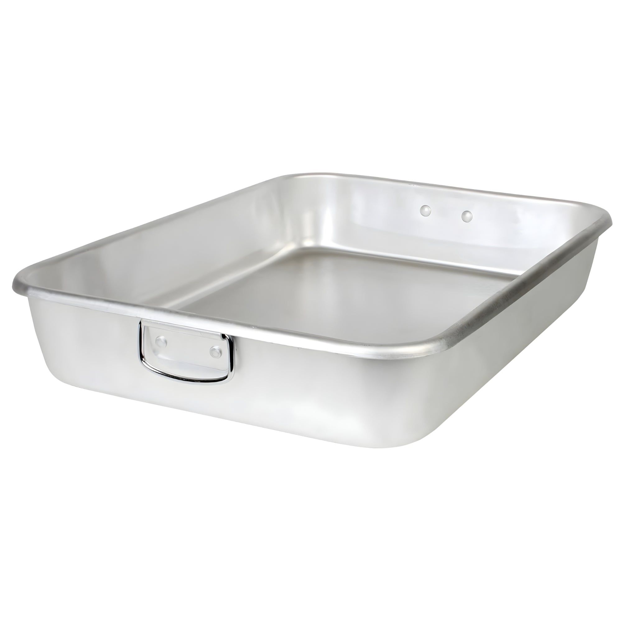 Heavy Duty Aluminum Roasting Pan with Optional Straps and Lugs