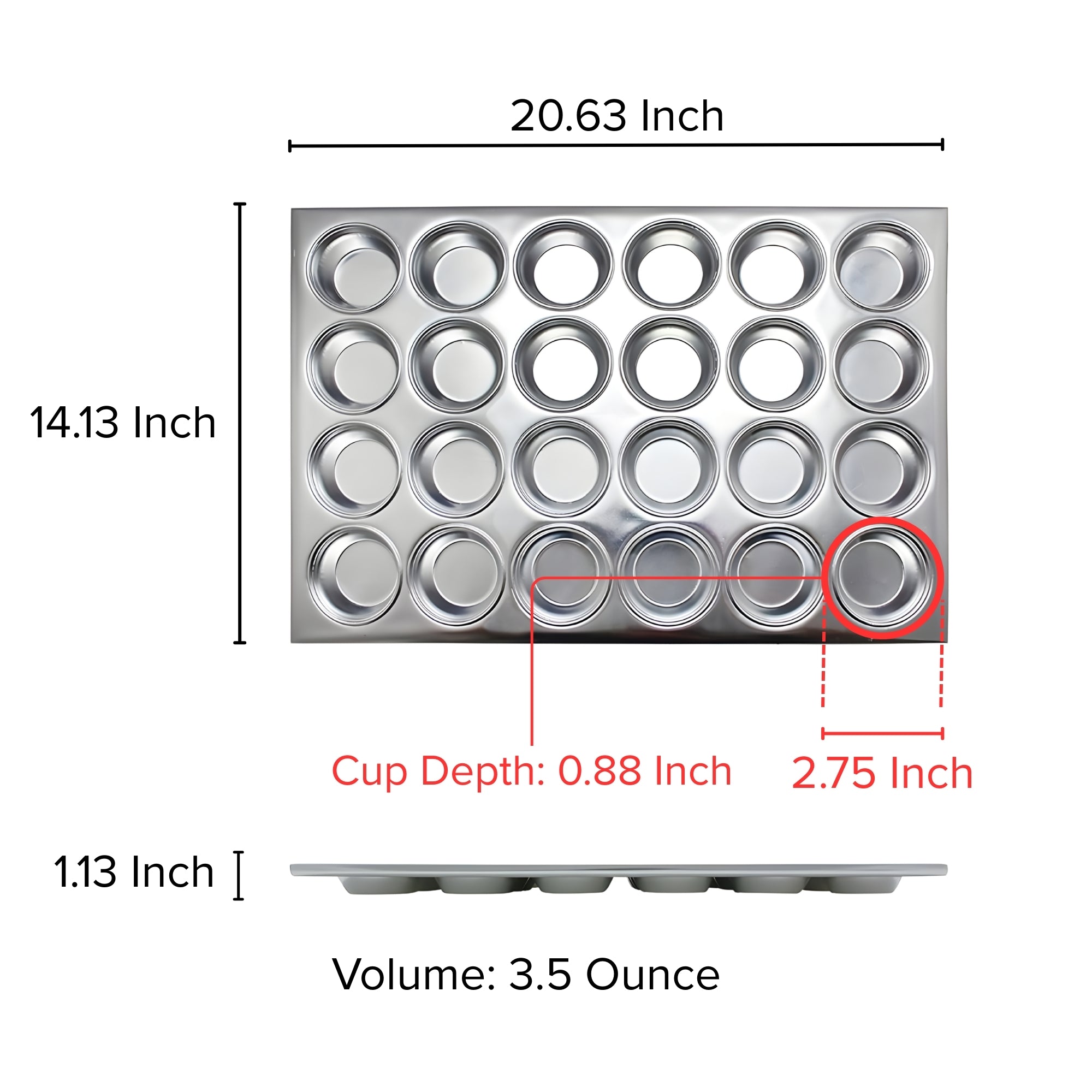 Aluminum Muffin Pan for Industrial Kitchens and Serious Home Chefs