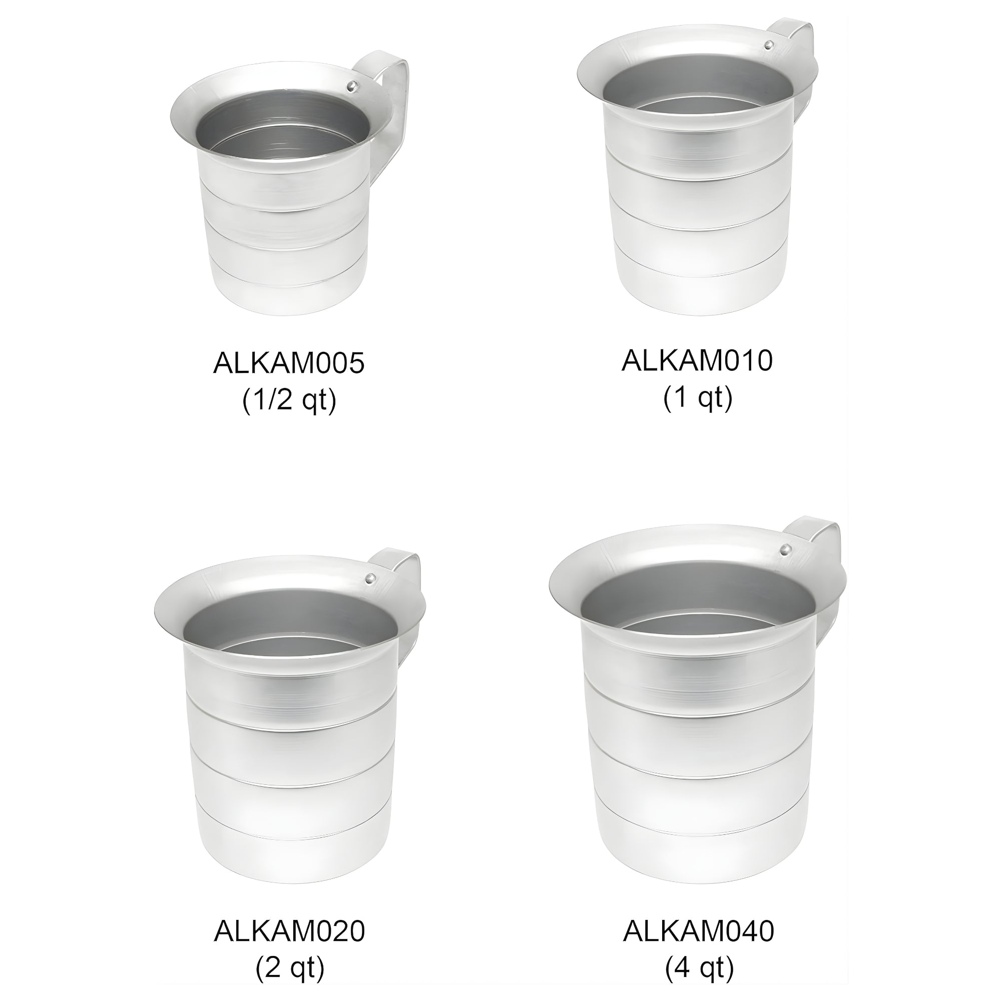 Heavy Duty Aluminum Liquid Measuring Cup with Handle