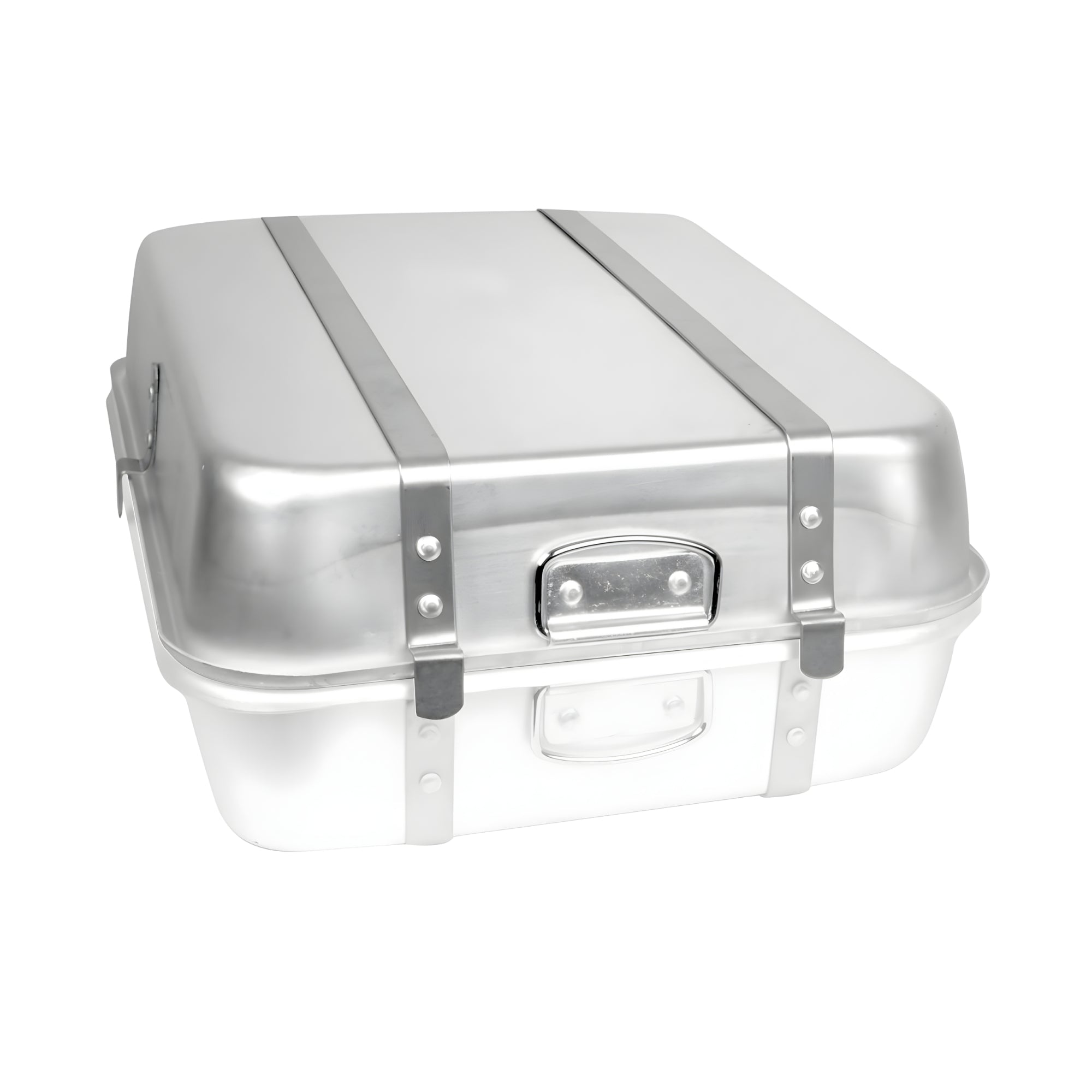 Heavy Duty Aluminum Roasting Pan with Optional Straps and Lugs