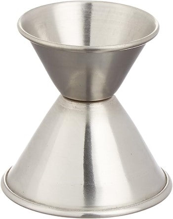 Measured Alcohol Jiggers 3/4 and 1 1/2 Size, Barware Set of 1, 2, 6, or 12 Pieces