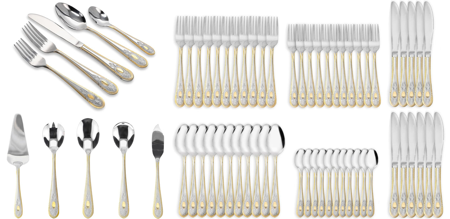 Flatware set stainless steel