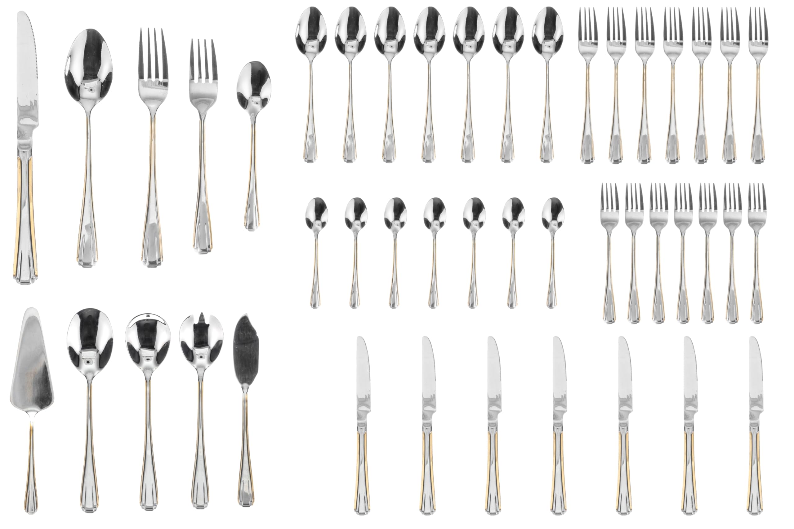 Flatware set stainless steel