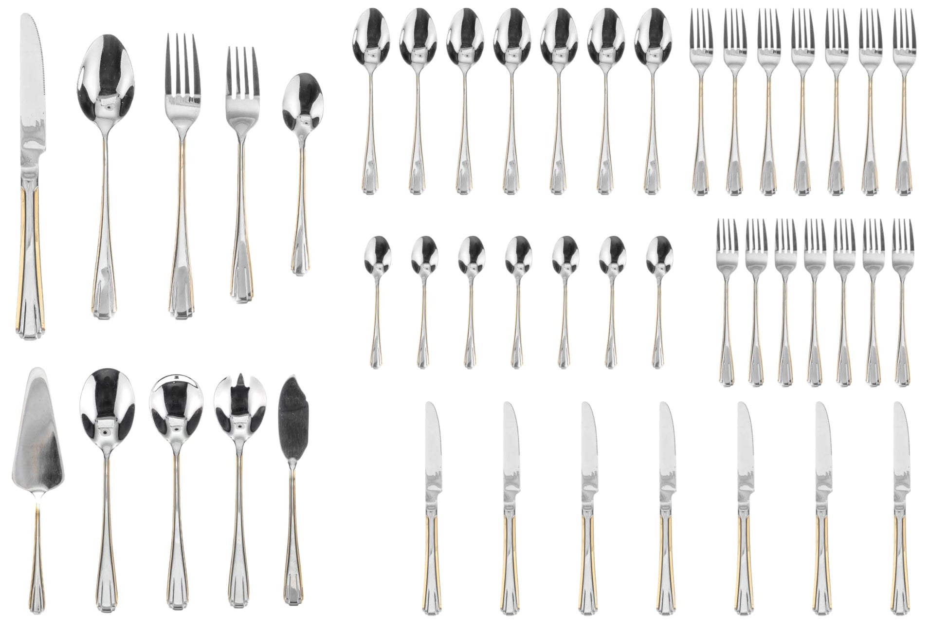 Flatware set stainless steel