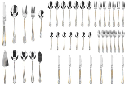 Flatware set stainless steel