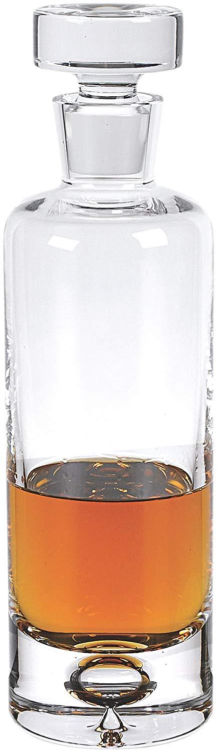 Crystal-Clear Glass Decanter Bottle for Wine or Liquor