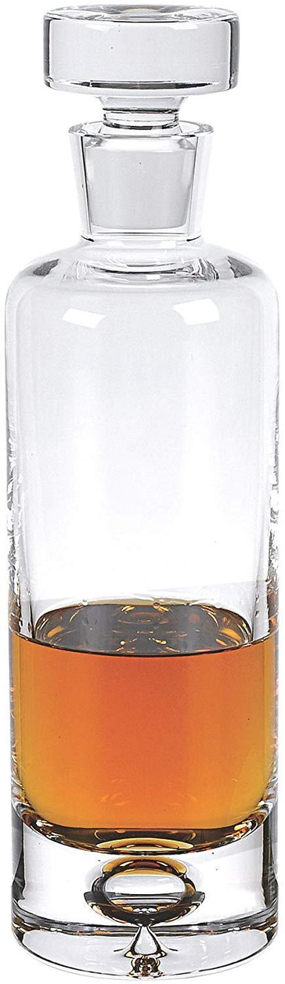 Crystal-Clear Glass Decanter Bottle for Wine or Liquor