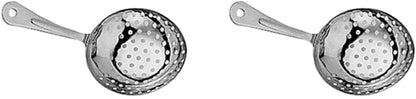 Julep Strainer, Stainless Steel, Barware 6-1/8" x 2-7/8" x 1-1/2" Set of 1, 2, 6, or 12