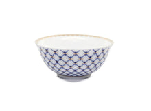 SET of 6 Lomonosov Porcelain Piala 4" Tea Cup Set, Russian Cobalt Blue Net