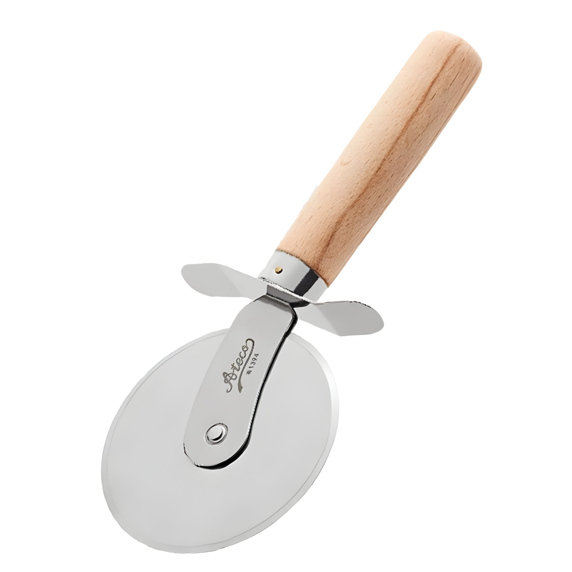 Ateco 1394 Large Pastry Cutter with Wood Handle and 4 Inch Wheel