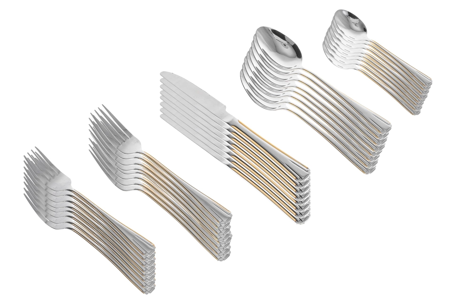 Flatware set stainless steel