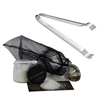 Large 35 Oz 'Ship' Handmade Whiskey Liquor Etched Globe Decanter Mega Set