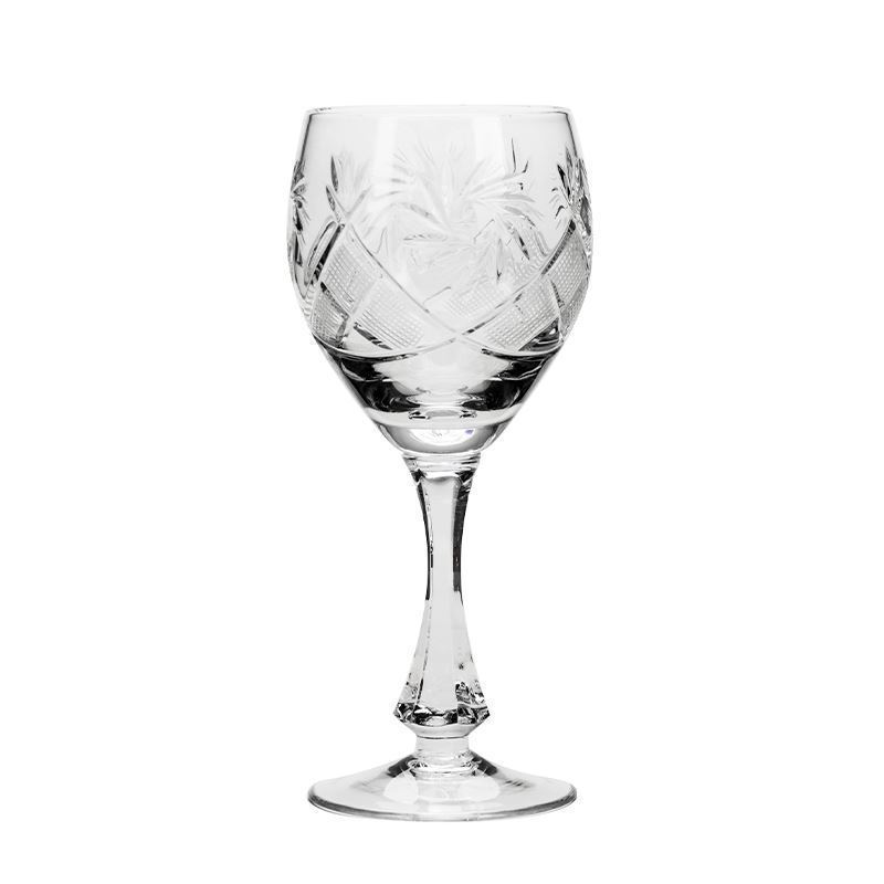 Set of 6 Vintage Cut Crystal Liquor Glasses 2 oz