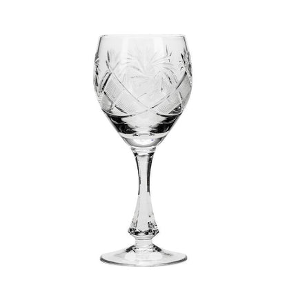 Set of 6 Vintage Cut Crystal Liquor Glasses 2 oz