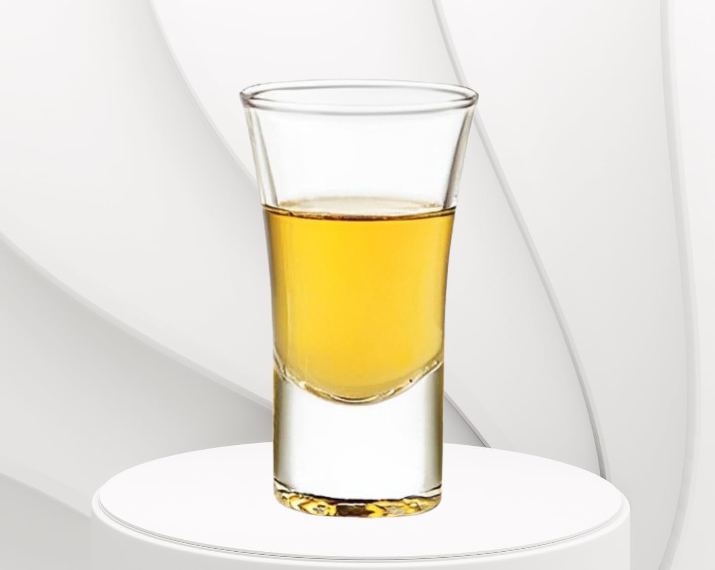 Shot Glasses - 2 Ounce, Clear Shot Glass with Heavy Base - Drinking Glasses for Vodka, Tequila, Whiskey, Soju and Liquors - Ideal for Bar