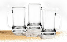 GIFTS PLAZA Beer Mugs Set of 4 - Crystal Clear Drinking Glass, 16 Ounce - Glassware Mugs with Handle for Coffee, Juice, Water and Beverages - Ideal Gift for Him or Her (4)