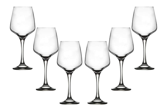 Goblet Glassware - 13.5 Ounce Crystal Clear Glasses - Drinking Glass for Cocktails, Wine and Liquors - Ideal for Bar, Parties, Wedding Gifts and Home