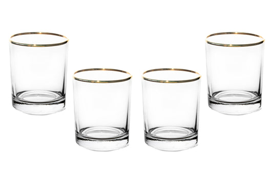 DOF Glasses - 11 Ounce Rocks Stemless Clear Glassware, Ideal Drinking Glasses for Whiskey, Water, Red Wine, and Cocktails - Versatile Old Fashioned Glasses