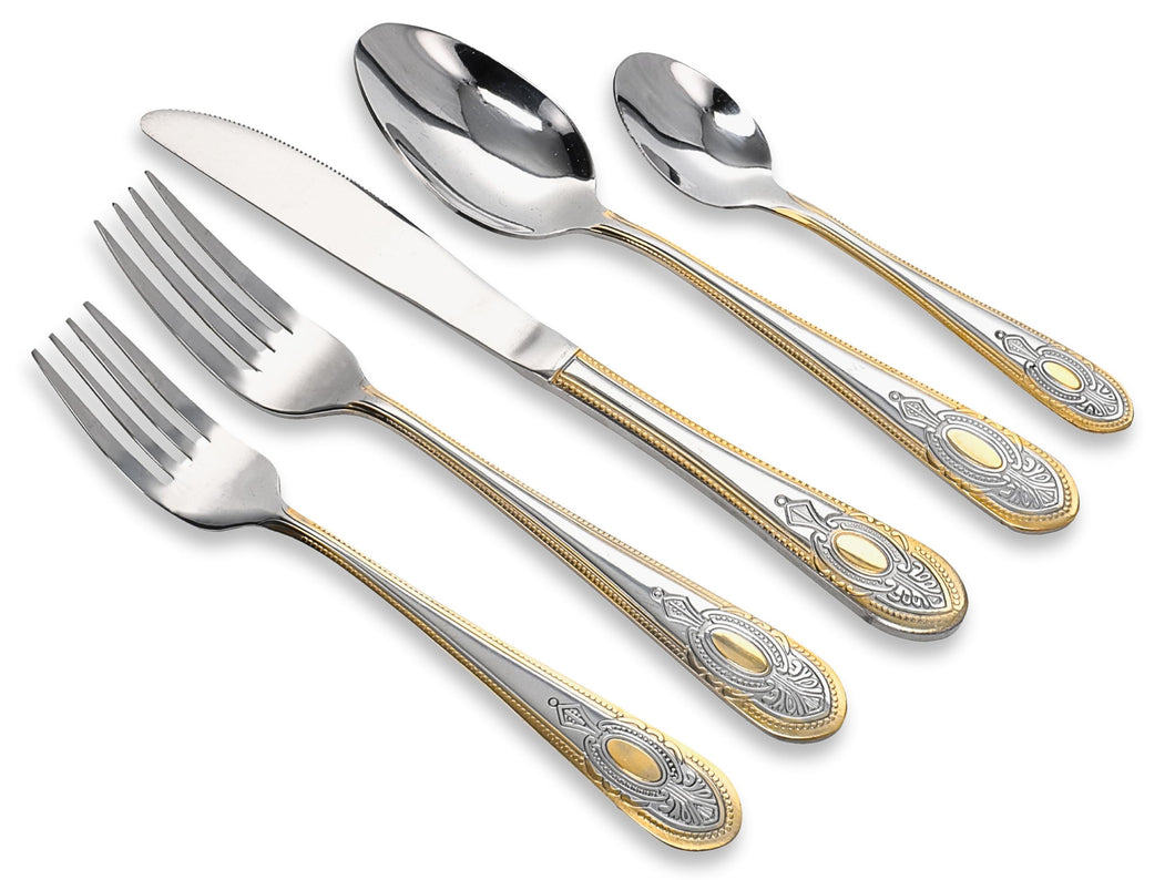 Flatware set stainless steel