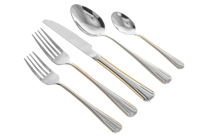 Flatware set stainless steel