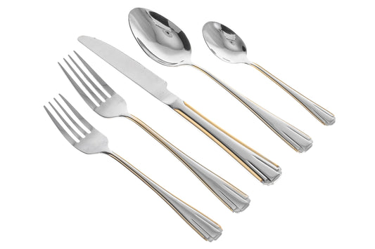 Flatware set stainless steel