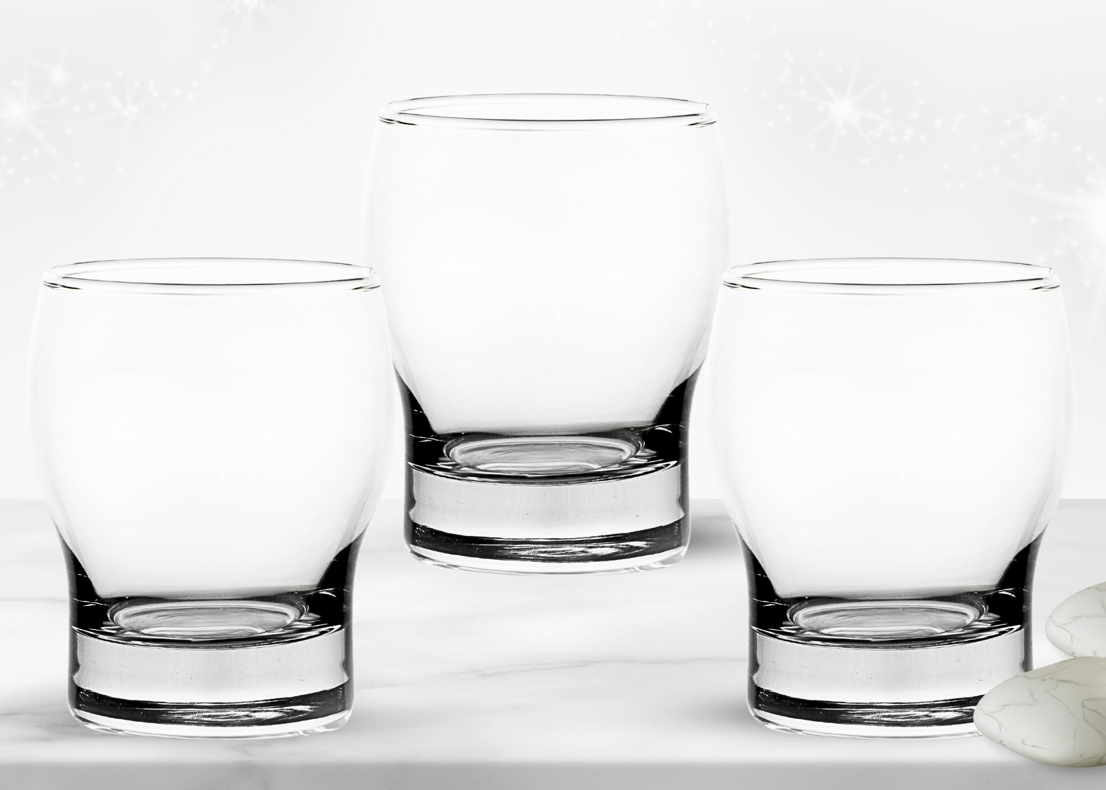 Heavy Base Rocks Glasses – 13 oz, Set