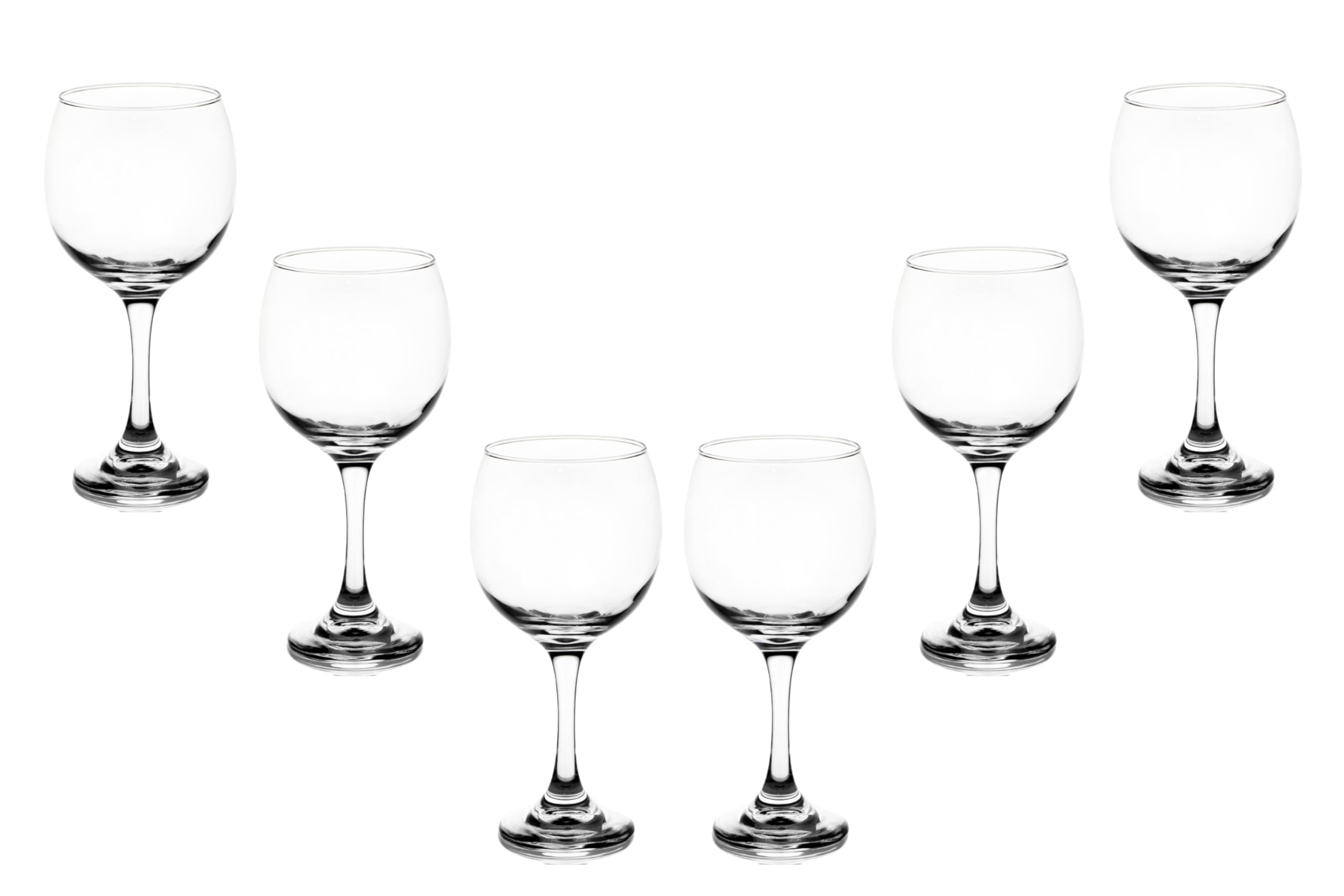 Wine Glasses – 20 Ounce Modern Crystal Clear Stemmed Goblets – Perfect Drinking Glassware for Water, Red Wine, White Wine, Champagne, Cocktails and More