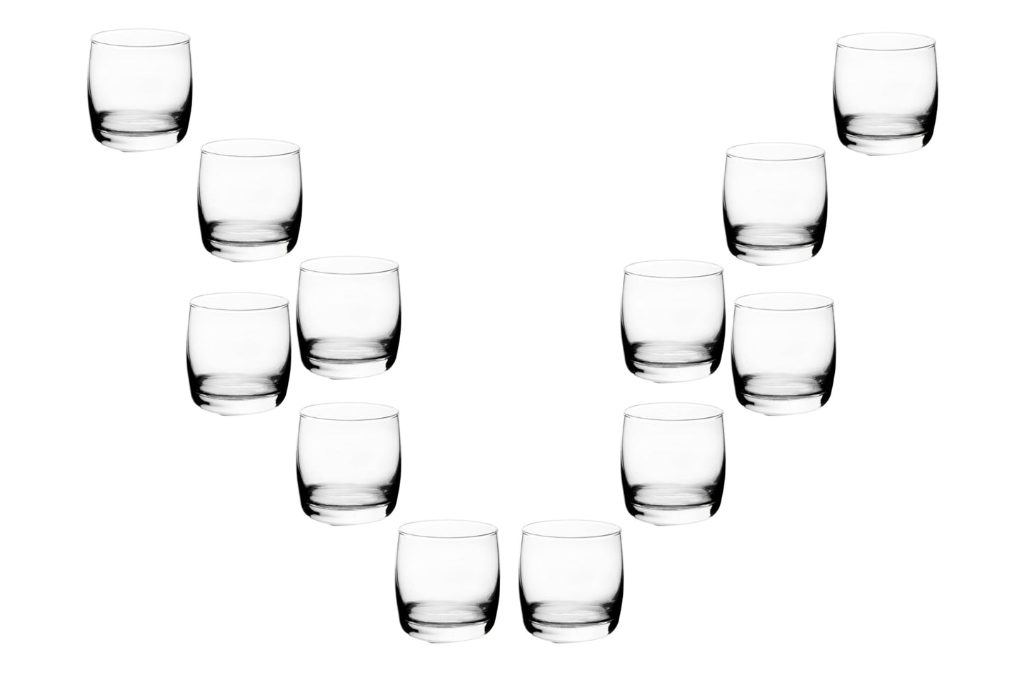 Rocks Glasses - 10 Ounce Modern Stemless Glassware for Water, Juice, Cocktails, Margarita & Beer - Bourbon Glass, Shot Glass, Rock Tumbler, Ideal Party Set