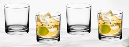 Old Fashioned Glasses - 10 Ounce, Rocks Glassware for Serving Spirits, Cocktails, Whiskey and More - Ideal for Bar, Kitchen or as a Thoughtful Gift