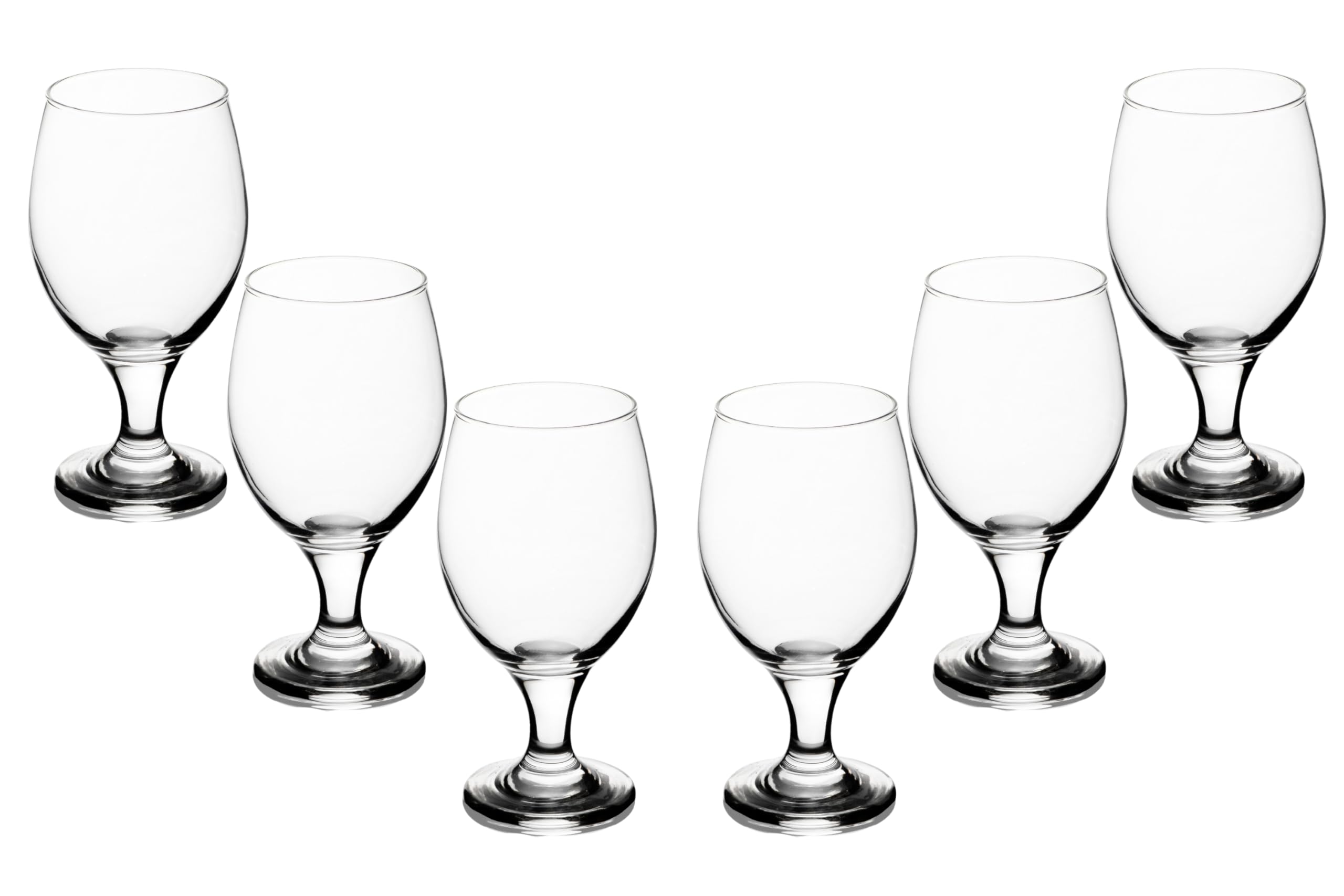 Water Glasses 14 Ounce - Goblets for Formal or Casual Meals Wine, Cocktail, Sangria, Aperol Spritz - Crystal-Clear Glassware Set for Tea Parties or Casual Drinks - Hosting Essentials