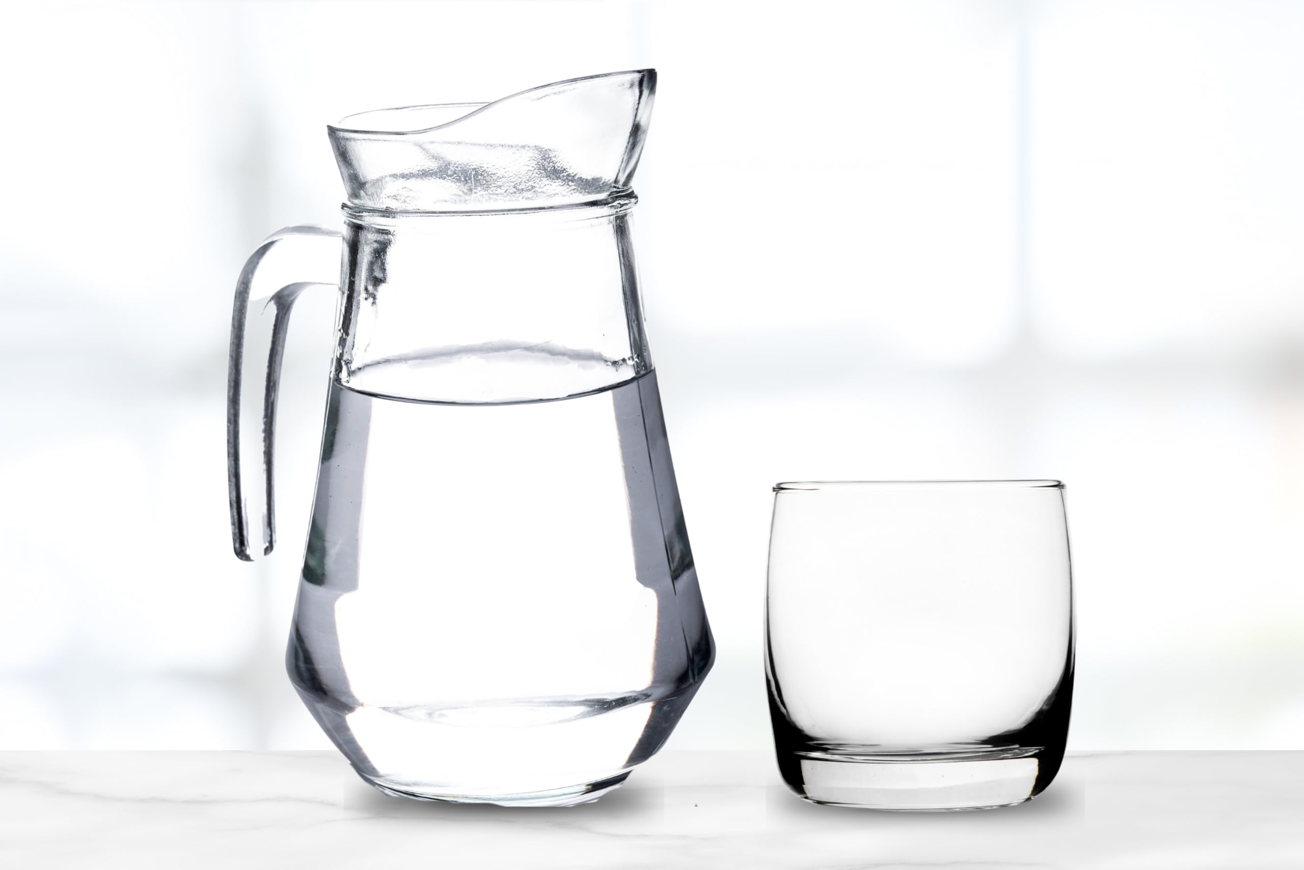 Rocks Glasses - 10 Ounce Modern Stemless Glassware for Water, Juice, Cocktails, Margarita & Beer - Bourbon Glass, Shot Glass, Rock Tumbler, Ideal Party Set