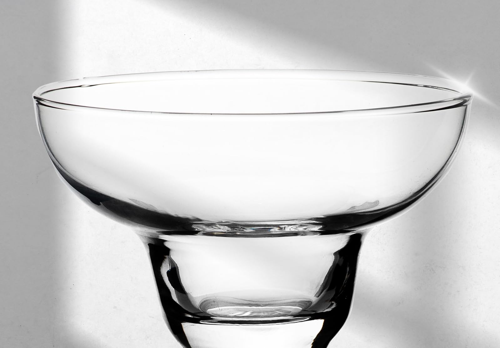 Glass Dessert Bowls - 10 oz Footed Clear Mini Glass Bowls for Ice Cream, Snacks, Trifles and Pudding - Elegant Small Serving Dishes