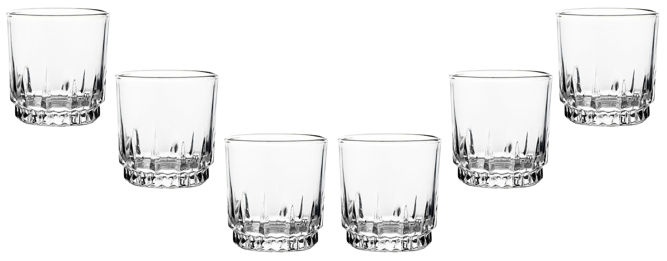 Crystal Clear Old Fashioned Glass - Lowball Glasses - 10 oz. Cute Style Drinkware for Whiskey, Bourbon, Vodka and Beverages - Ideal for Bar and Home