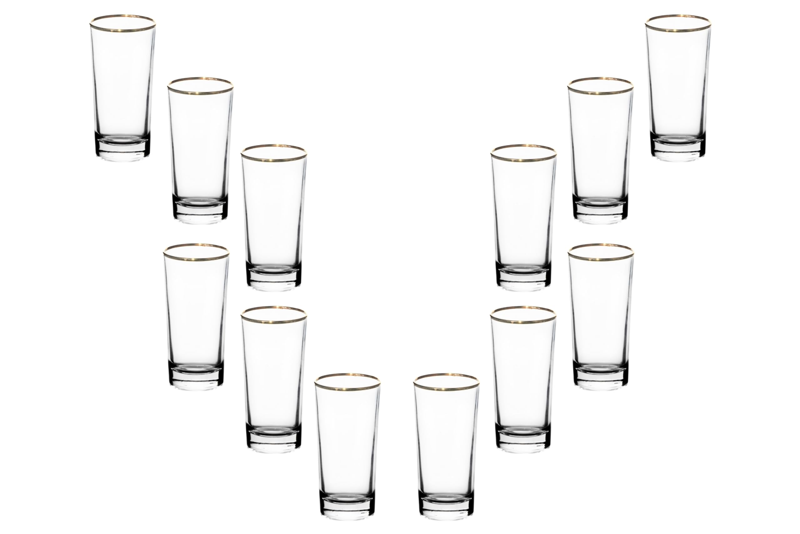 Highball Glasses - 10 Ounce Water and Tea Glassware for Juice, Whiskey, Wine, Cocktails, and More - Crystal Clear Versatile Stemless Drinking Glasses for Everyone