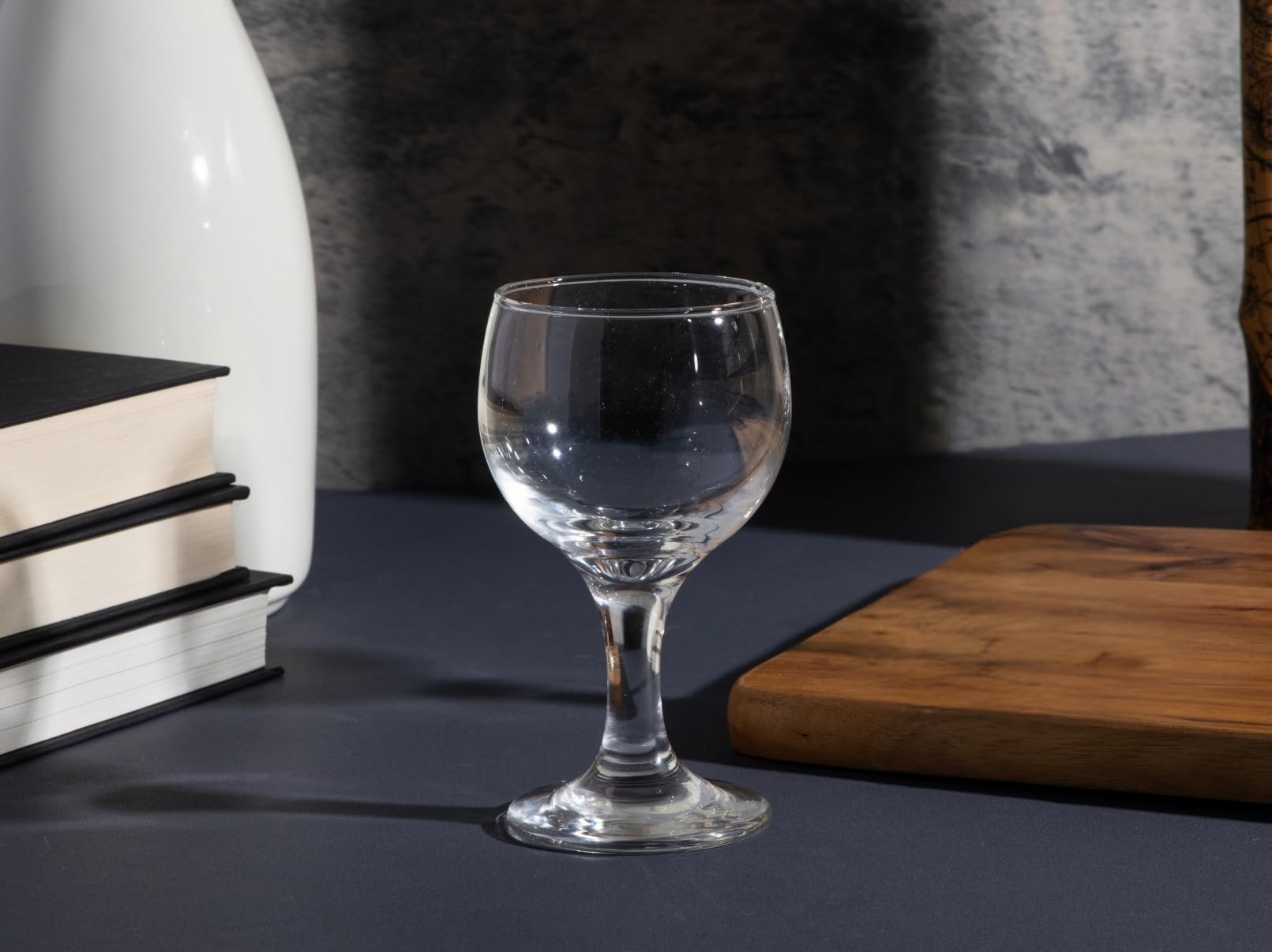 Goblet Glasses - 6 Ounce Stemmed Drinking Glassware - Versatile Cognac Glass for Wine, Cocktails and Mocktails - Ideal for Home, Kitchen and Bar