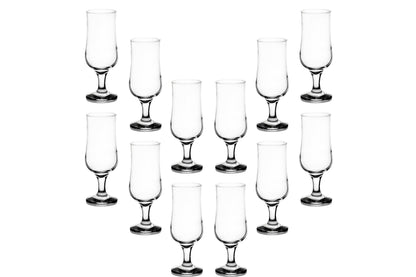 GIFTS PLAZA Champagne Flutes - 13 Ounce Clear Stemmed Vintage Crystal Glassware - Perfect Drinking Glasses for Wine, Cocktails, Martini, Margarita, and Bar Set Essentials