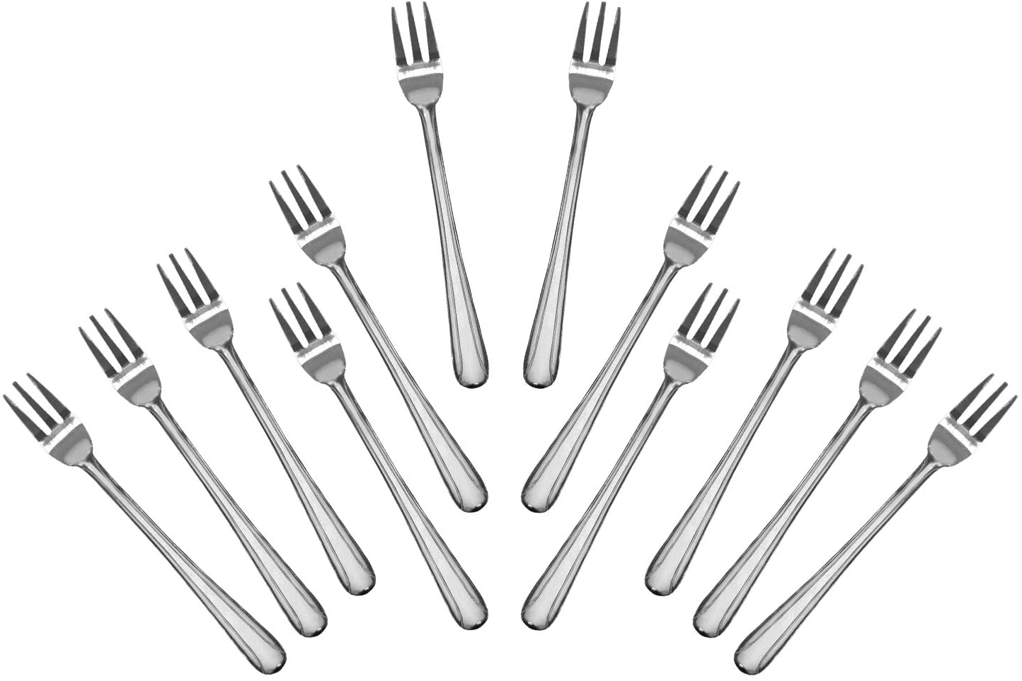 Stainless Steel Flatware Set - Domilion Specialty Pieces, 12pc.
