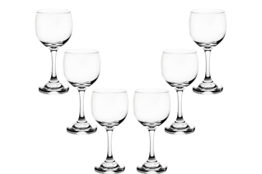 Wine Glasses – 12 Ounce Crystal Clear Goblets, Ideal Drinking Glasses for Water, Red Wine, Cocktails, Champagne, Modern Glassware for Parties