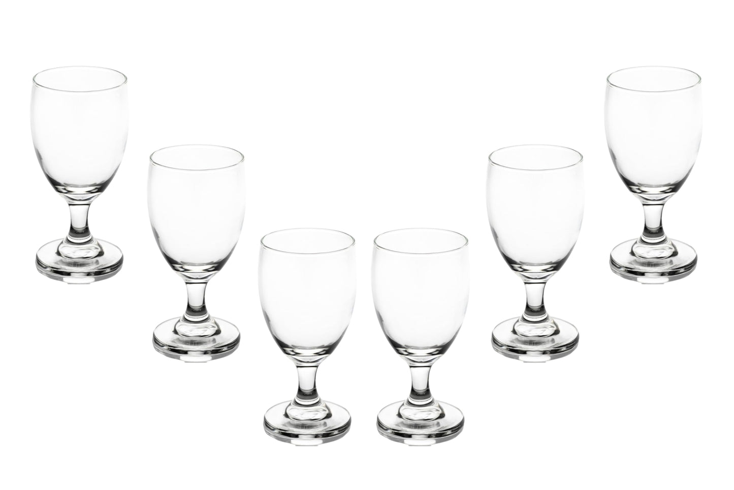 Water Glasses – 10 Ounce Modern Cocktail Goblets, Perfect Drinking Glasses for Wine, Cocktails and More – Elegant Glassware for Parties and Daily Use