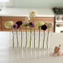 (D) Tube Vases for Flowers Cylinder Lucite Tube Modern Flower Holder Centerpiece