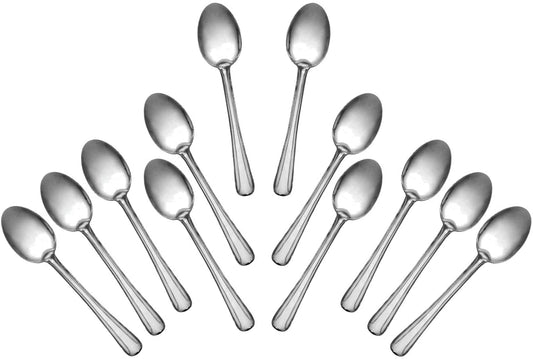 Side view of Domilion Series flatware showing balanced handle design and polished finish