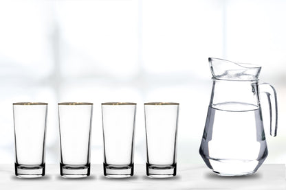 Highball Glasses - 10 Ounce Water and Tea Glassware for Juice, Whiskey, Wine, Cocktails, and More - Crystal Clear Versatile Stemless Drinking Glasses for Everyone